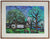 <i>House With Trees, Cows, And Boat</i><br>1955-56 Oil & Casein<br><br>#33283