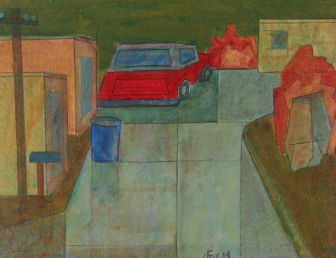 <i>Brea Canyon II</i><br>2008 Acrylic & Graphite<br><br>#71252