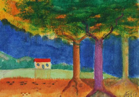 <i>Fall</i><br>2007 Acrylic Landscape<br><br>#71263