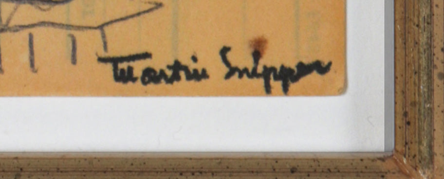 Monochromatic Still Life<br>Mid 20th C. Graphite<br><br>#49957