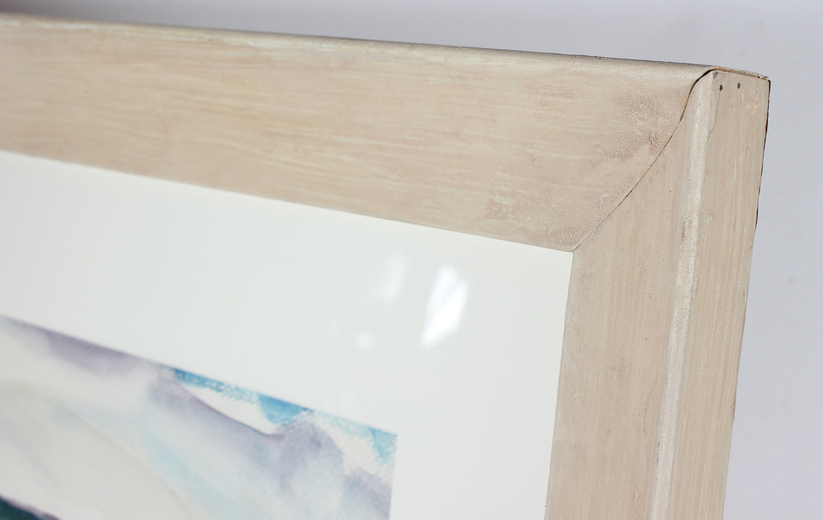 Swimmers At The Beach<br>Mid Century Watercolor<br><br>#5364