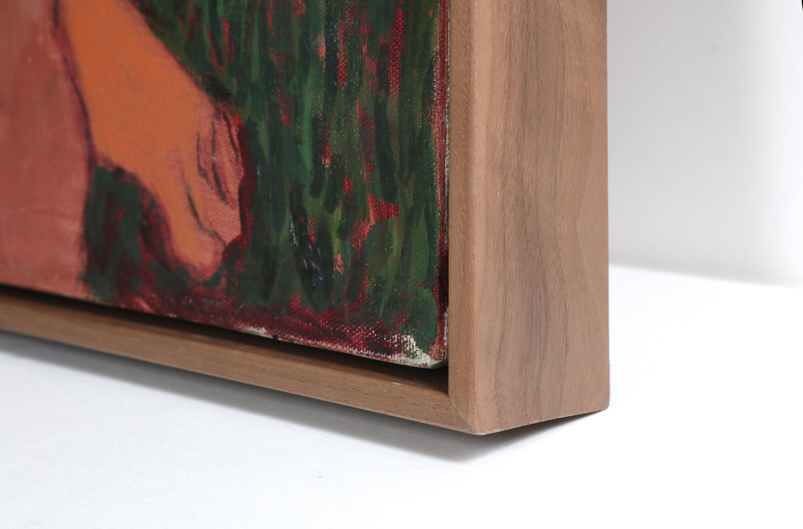 Model in the Garden <br>Late 20th Century Oil <br><br>#56560