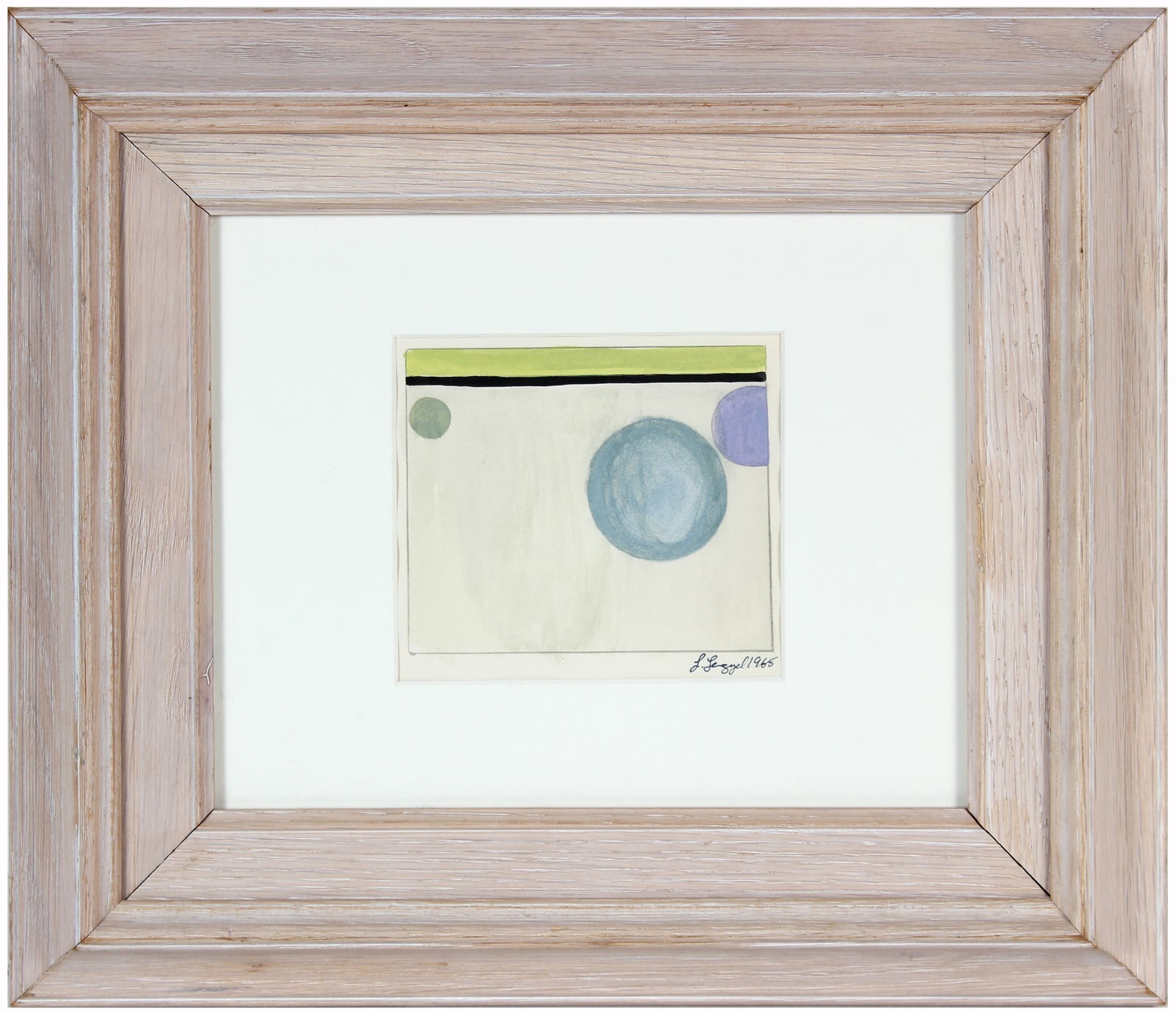 Geometric Abstract<br>1965 Oil<br><br>#58264