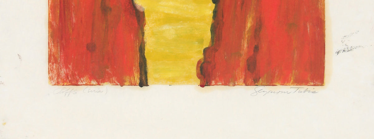 <i>Cliffs</i> <br>Mid Century Acrylic <br><br>#59119