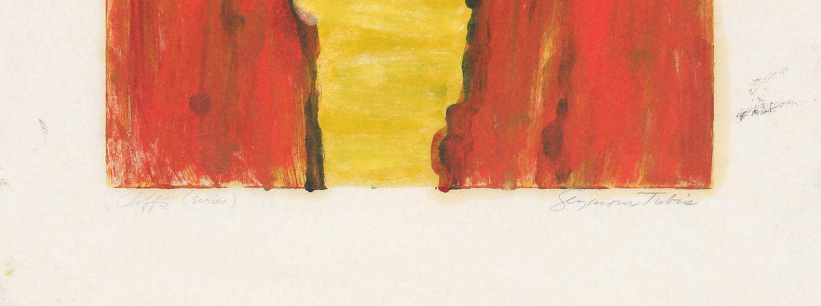 <i>Cliffs</i> <br>Mid Century Acrylic <br><br>#59119