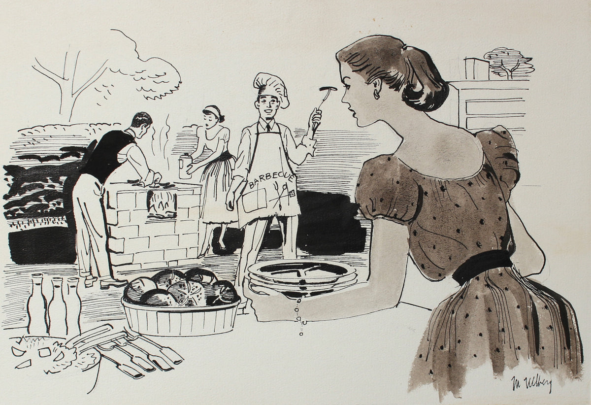 Summertime Barbeque&lt;br&gt;Ink, 1946-54&lt;br&gt;&lt;br&gt;#5976