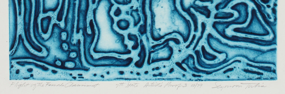 <i>Flight of the Female Chauvinist</i><br>Mid-Late 20th Century Collograph<br><br>#61255