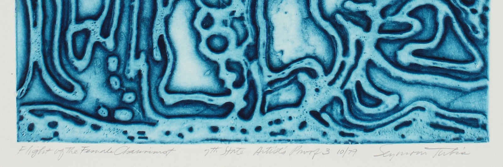 <i>Flight of the Female Chauvinist</i><br>Mid-Late 20th Century Collograph<br><br>#61255