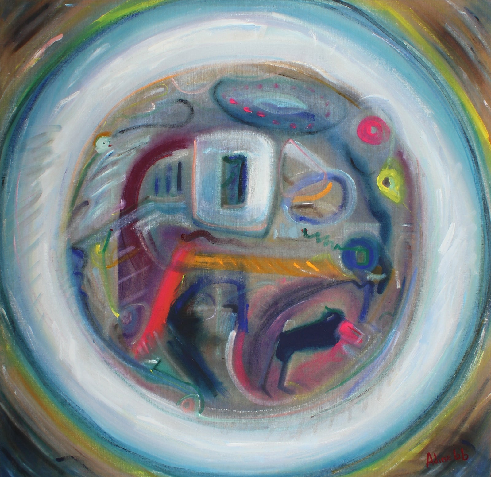 <i>Dialectic</i><br>1966 Oil<br><br>#67576