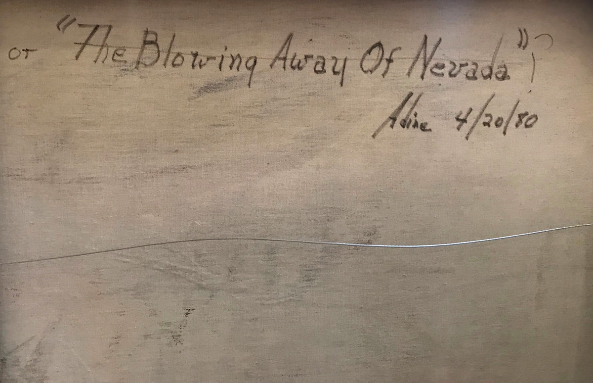 <i>George Washington; What Would He Say to the MX Missle</i><br>1980 Oil<br><br>#67583