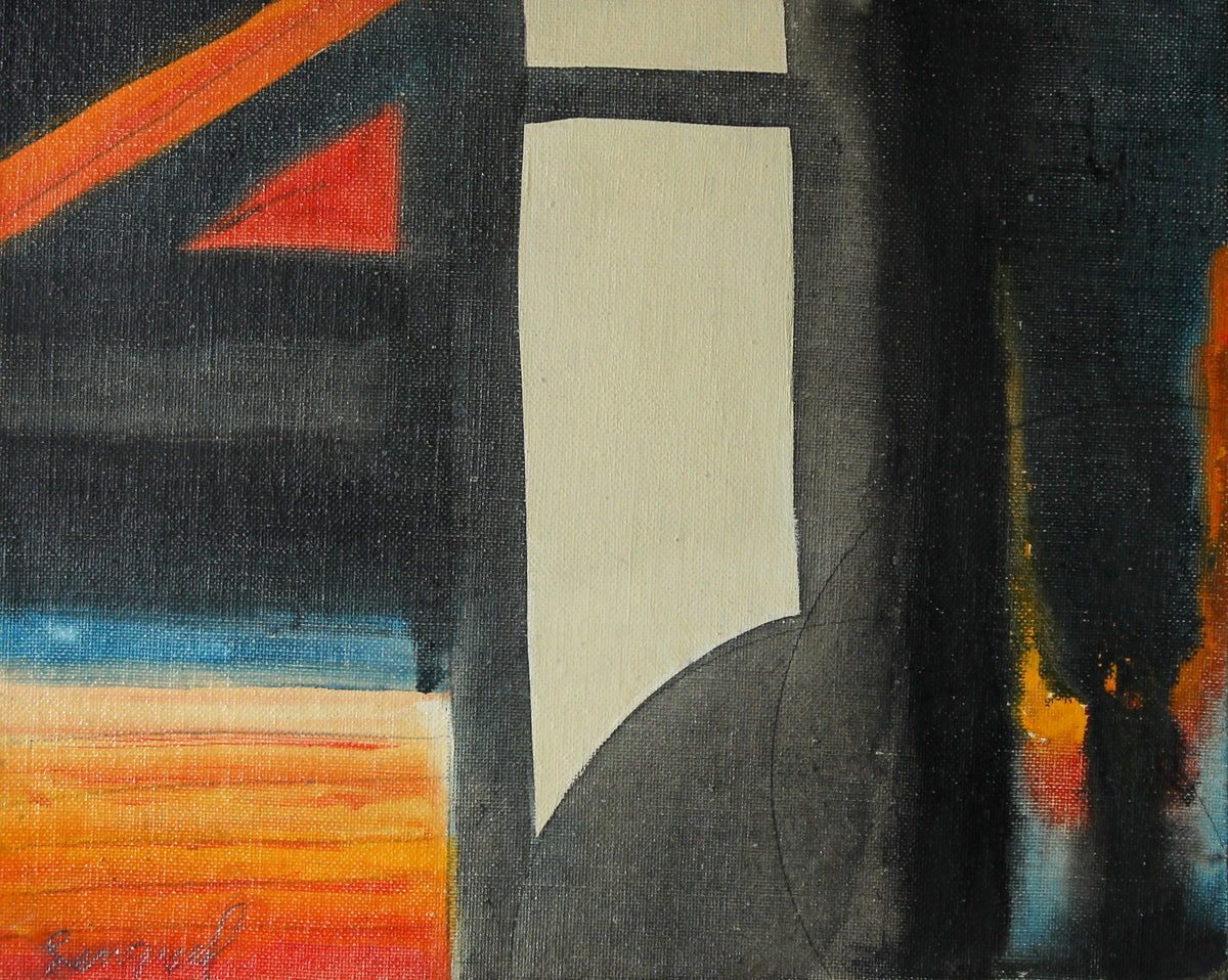 <i>Modern Landscape Concept II</i> <br>1965 Oil <br><br>#68888