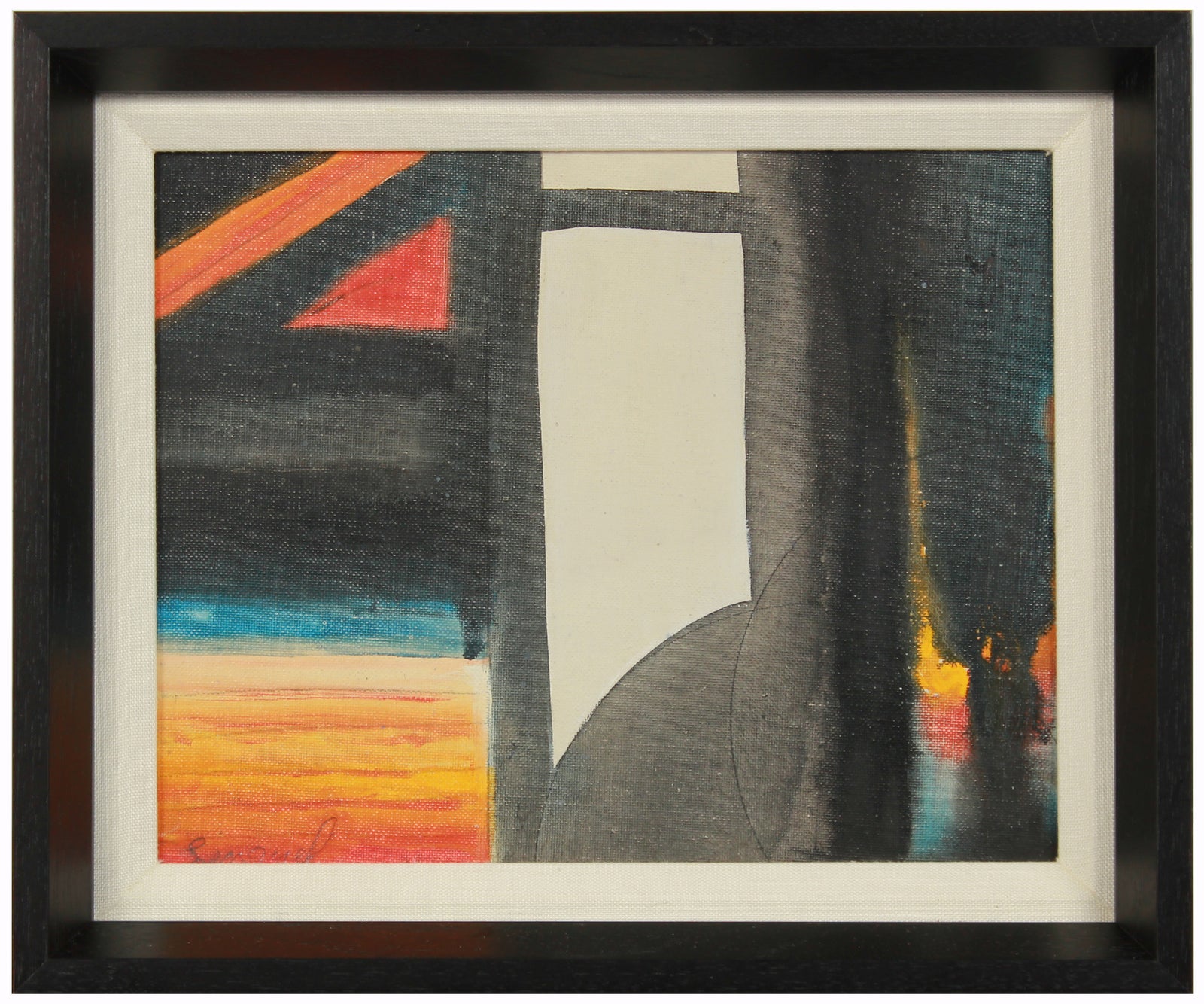 <i>Modern Landscape Concept II</i> <br>1965 Oil <br><br>#68888