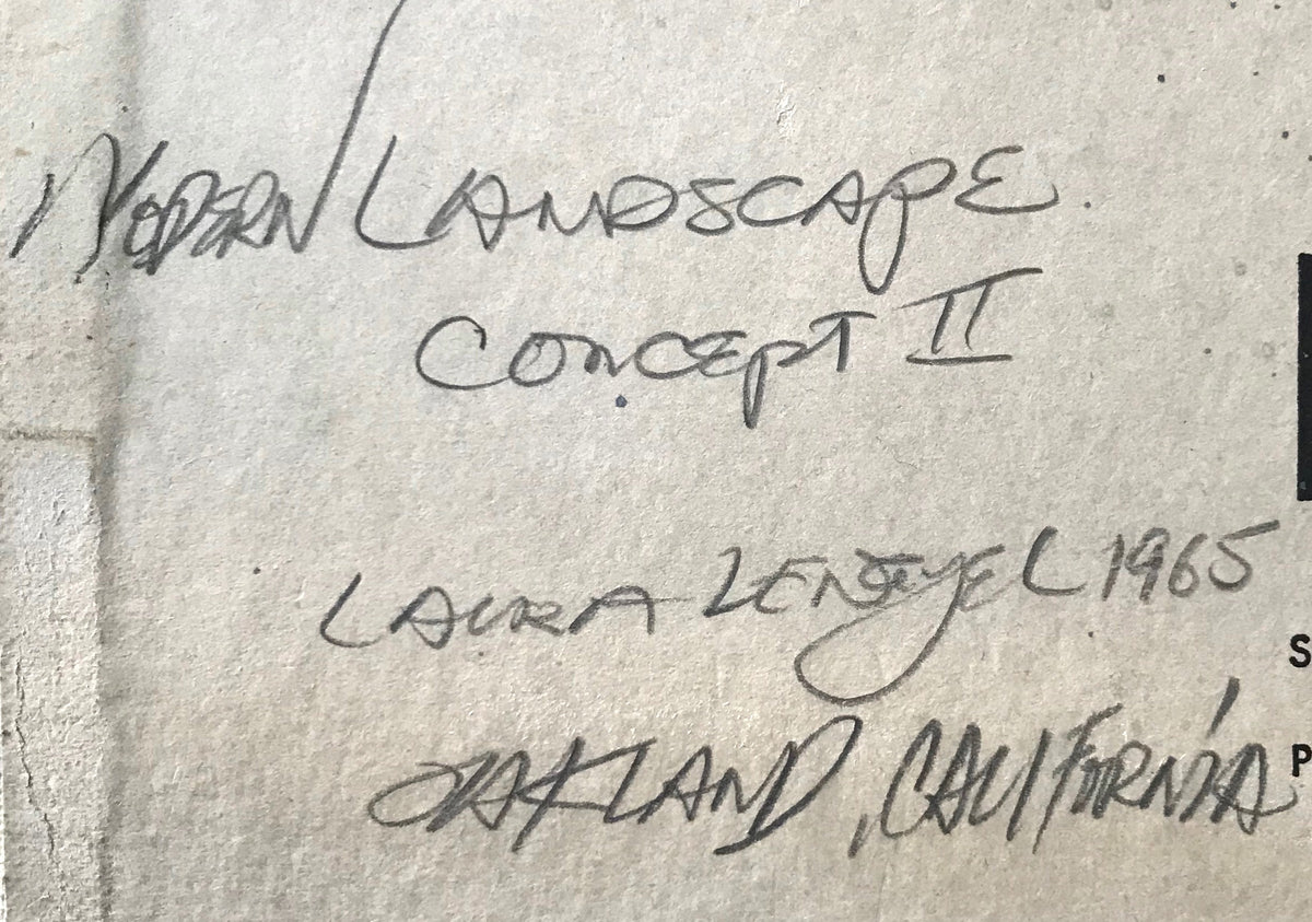 <i>Modern Landscape Concept II</i> <br>1965 Oil <br><br>#68888