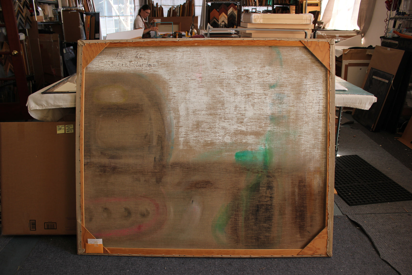 <i>Secret Garden</i> <br>1966 Oil on Linen<br><br>#69432