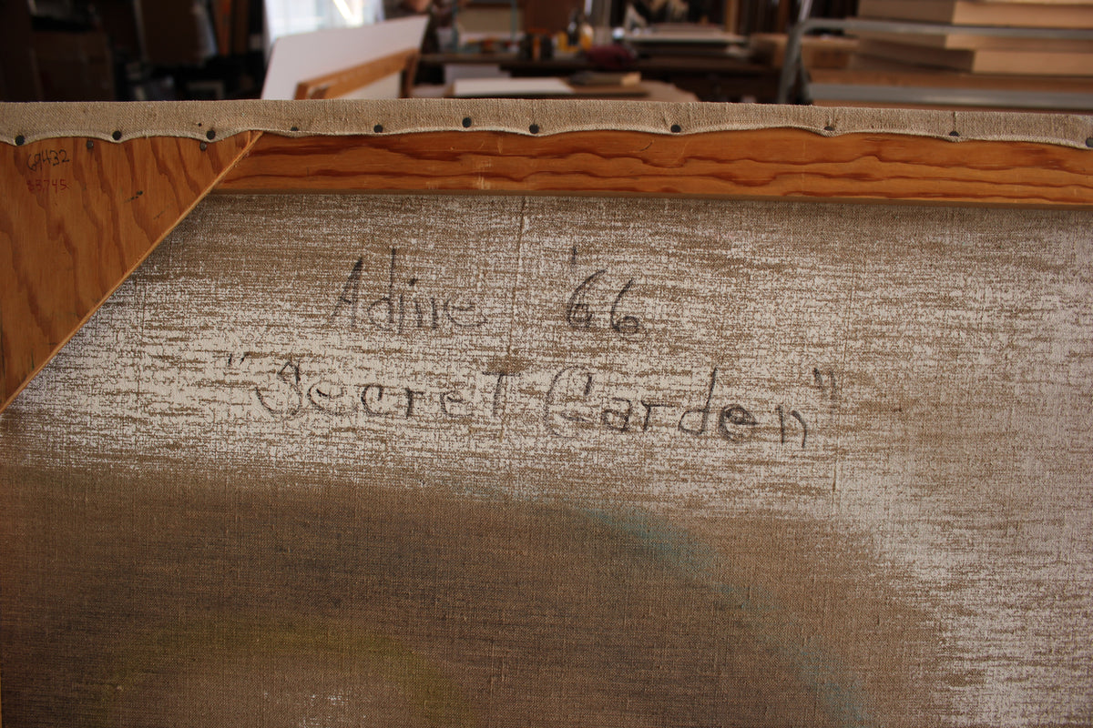 <i>Secret Garden</i> <br>1966 Oil on Linen<br><br>#69432