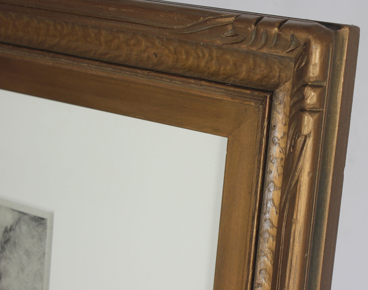 Nudes in the Park<br>1920s Etching<br><br>#71192