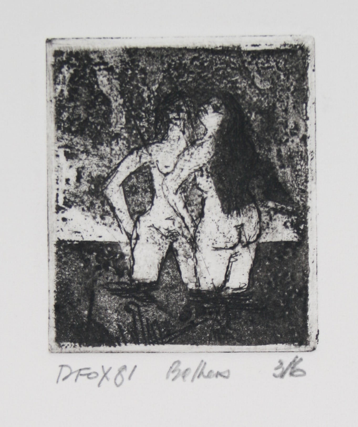 <i>Bathers</i><br>1981 Etching<br><br>#71255