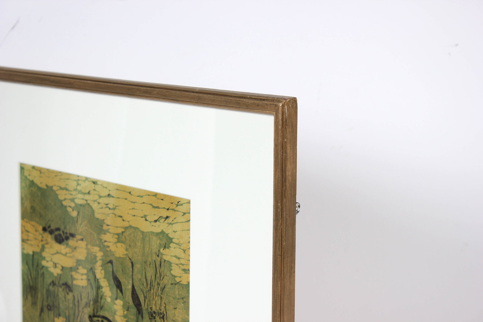 <i>Nelumbu</i><br>1960-70s Linoleum Block Print<br><br>#71352