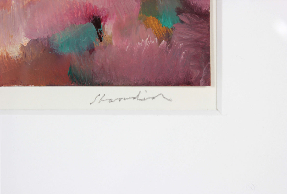 <i>Improvision</i><br>20th Century Oil on Paper<br><br>#71427