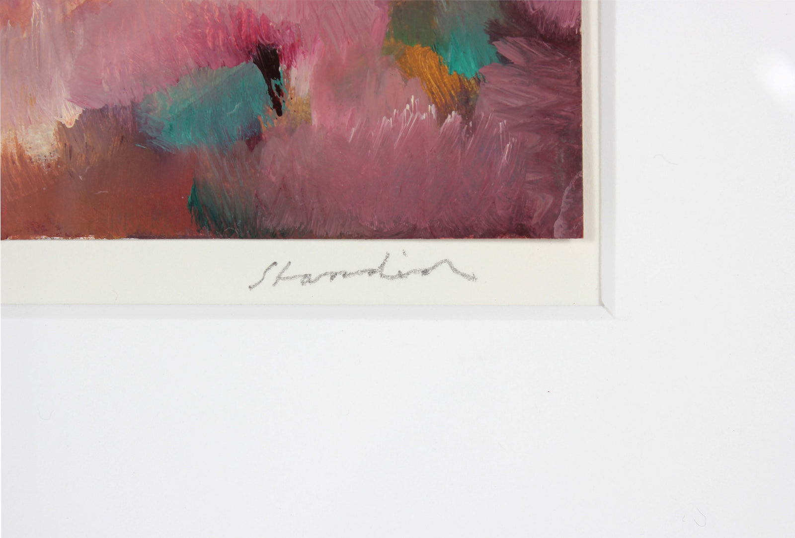 <i>Improvision</i><br>20th Century Oil on Paper<br><br>#71427