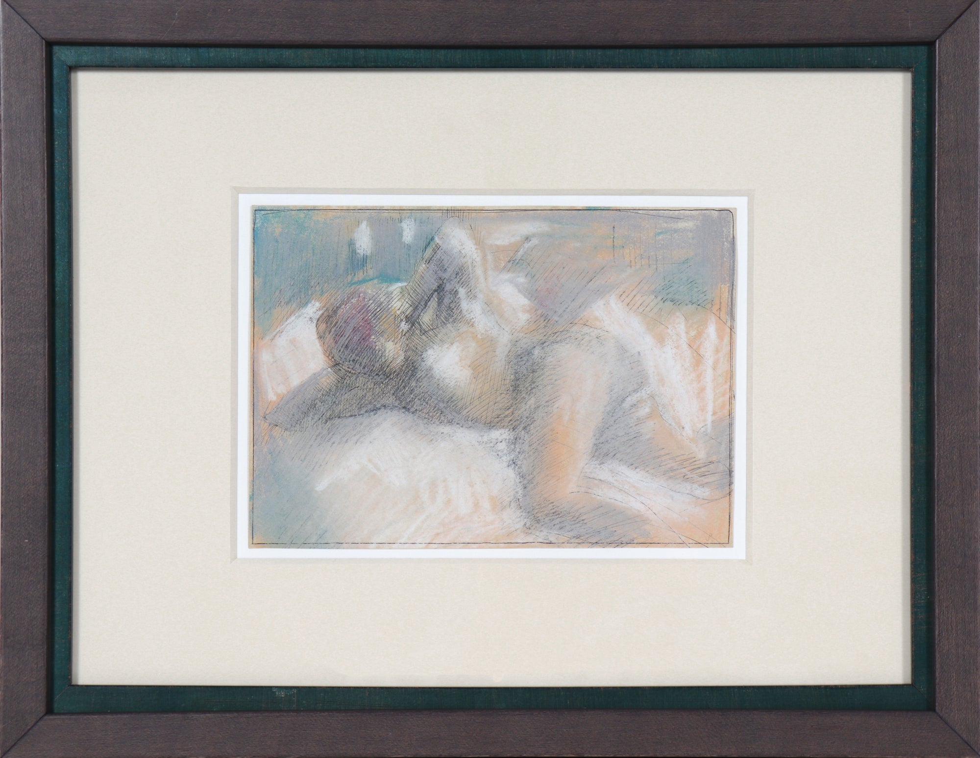 Soft Reclining Figure <br>1970 Ink and Pastel <br><br>#71516