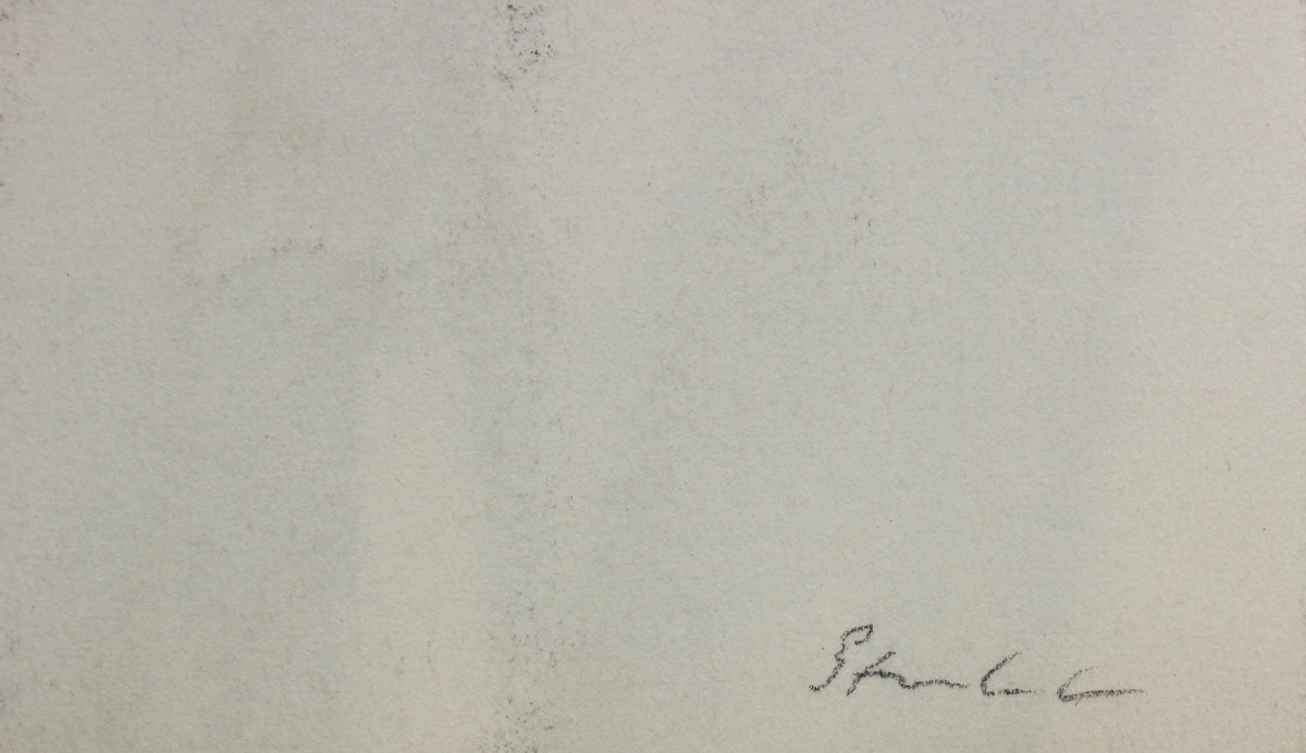 Charcoal Nude <br>Late 20th Century Charcoal<br><br>#71529