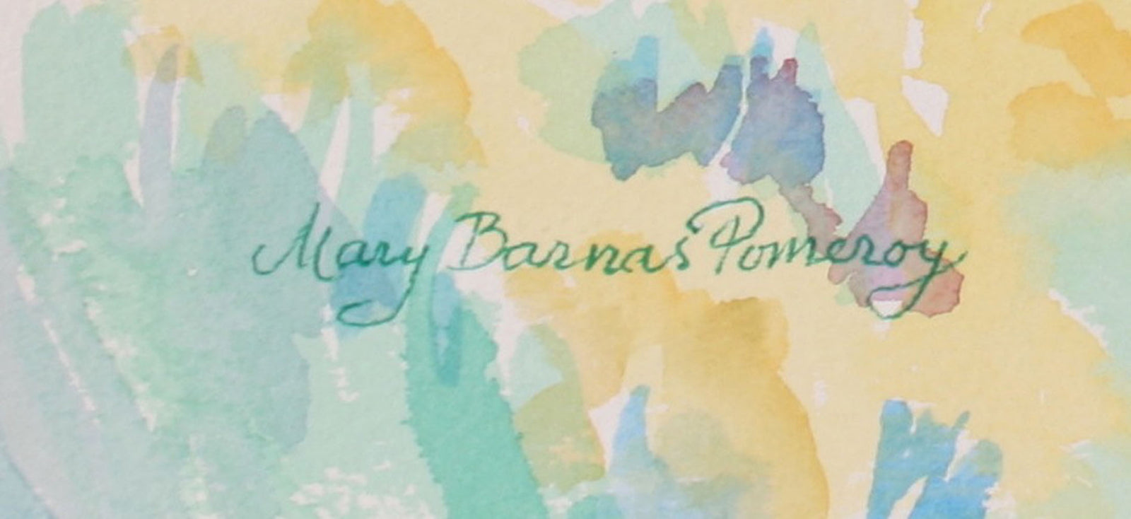 <i>Dos Montes With Snow</i> <br>1994 Watercolor <br><br>#72026