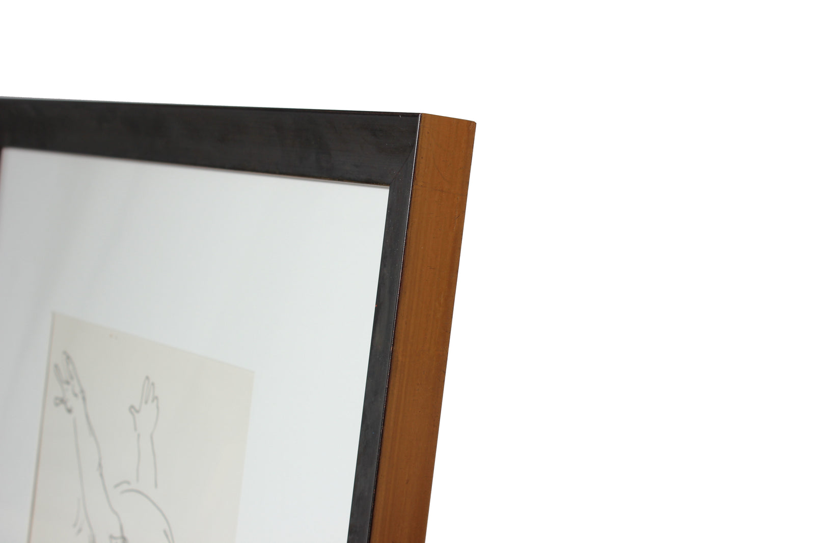 Dancing Nude Figure<br>Mid-Late 20th Century Ink<br><br>#72122