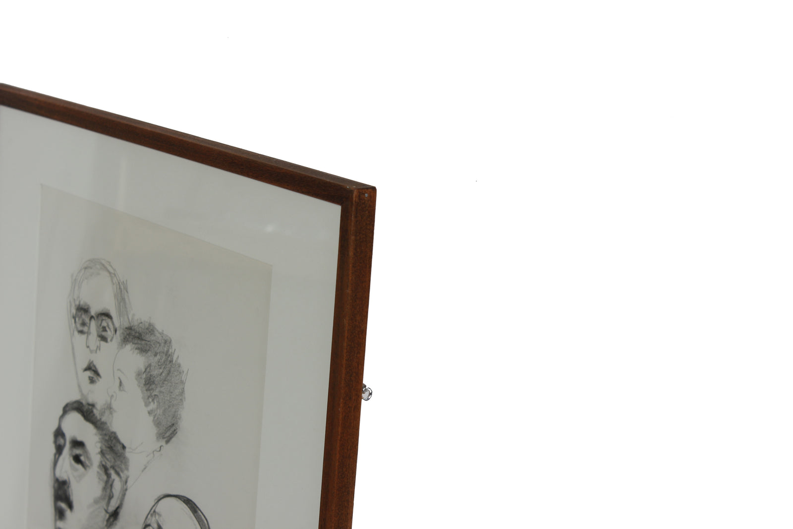 Modernist Portrait Studies<br>Mid-Late 20th Century Graphite<br><br>#72131