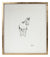 Calligraphic Modernist Horse<br>1970-80s Ink<br><br>#72135