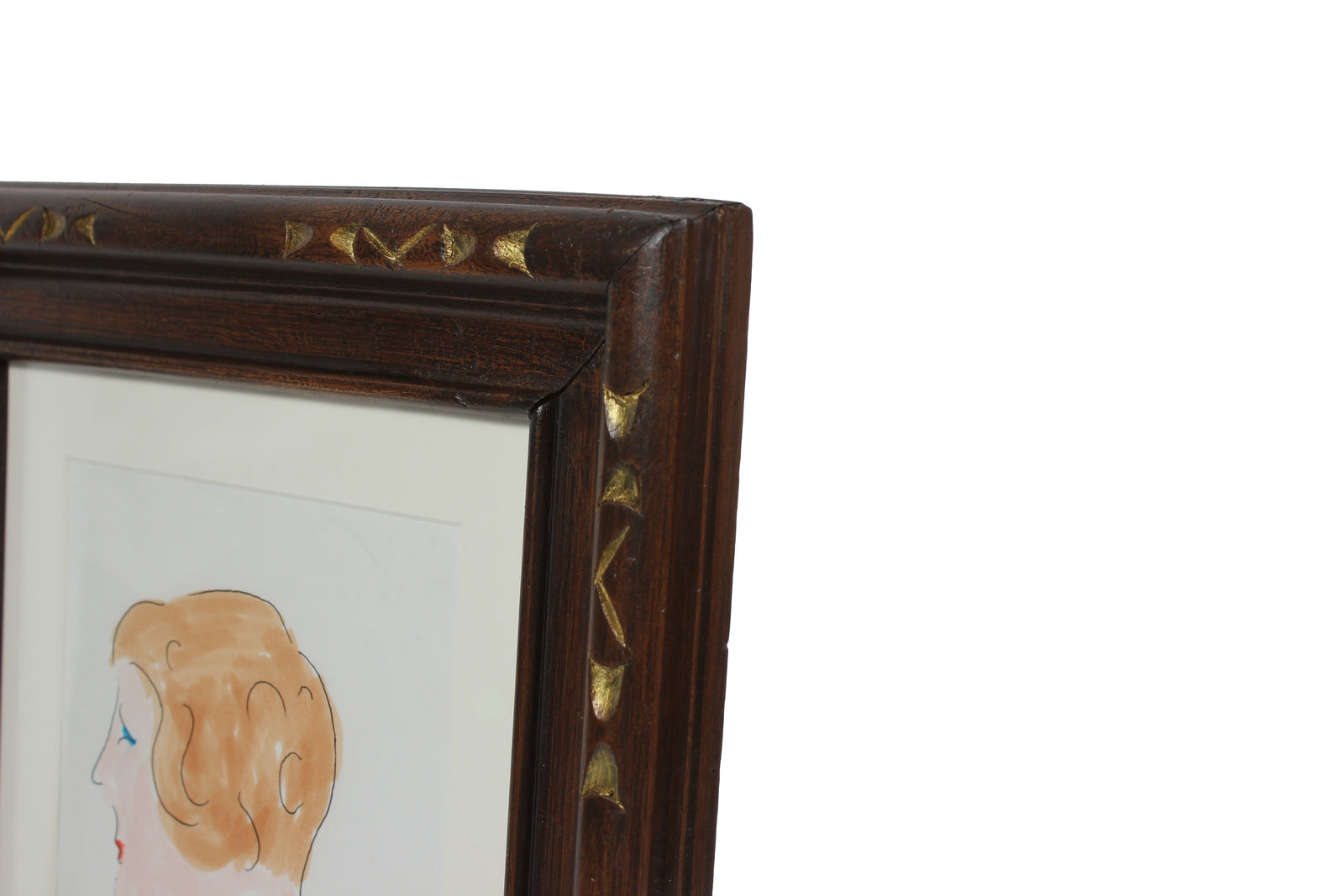 Portrait in Profile <br>1970s Felt Marker <br><br>#7602