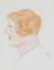 Portrait in Profile <br>1970s Felt Marker <br><br>#7602
