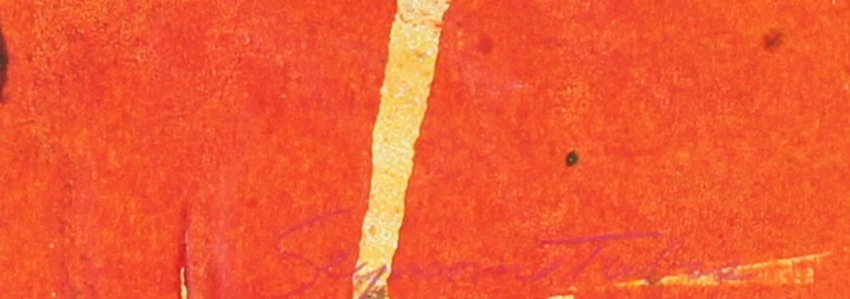 <i>October</i> <br>1971 Original Mixed Media Print on Paper <br><br>#80888