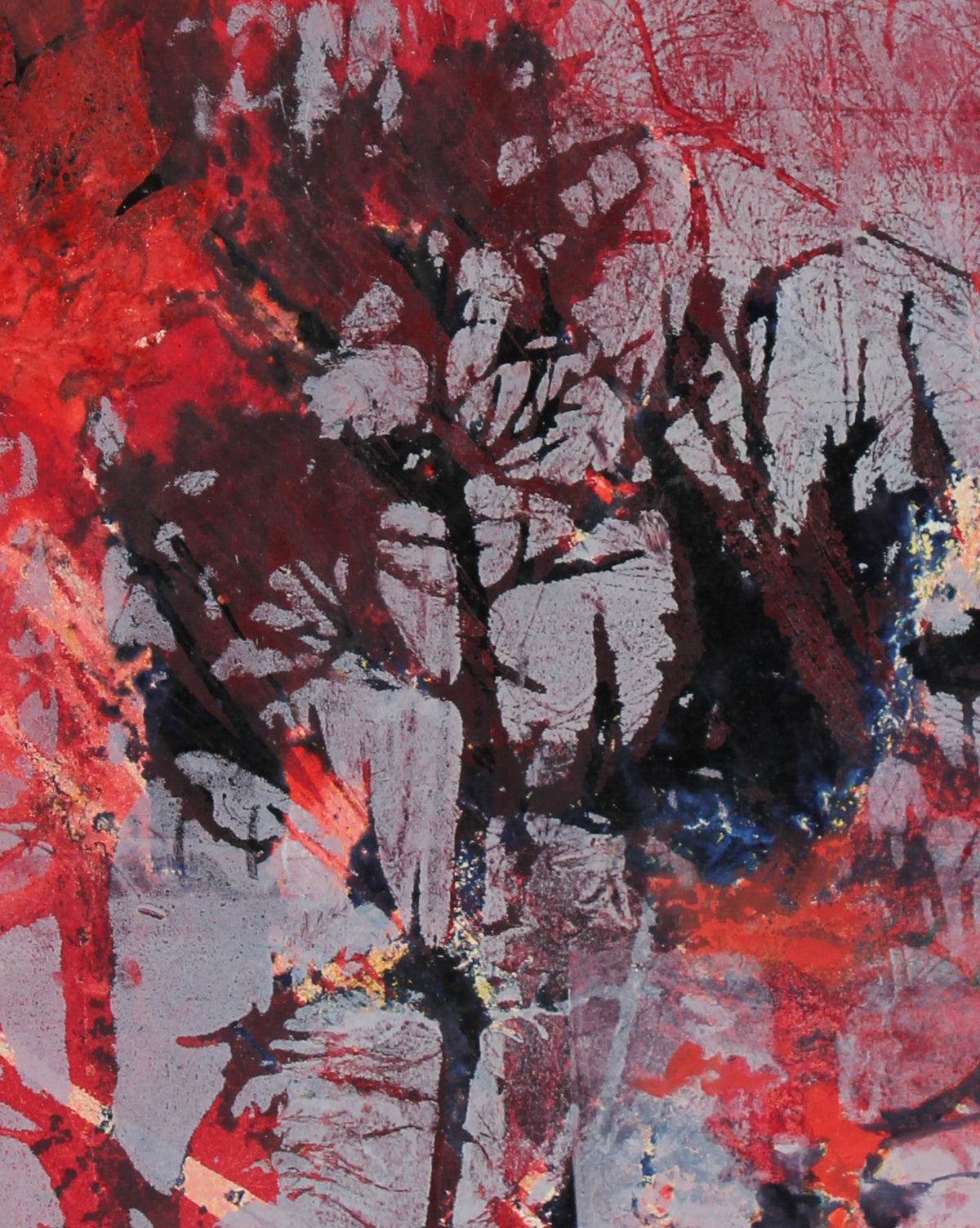 <i> August </i> <br>c. 1971 Original Mixed Media Print<br><br>#80905