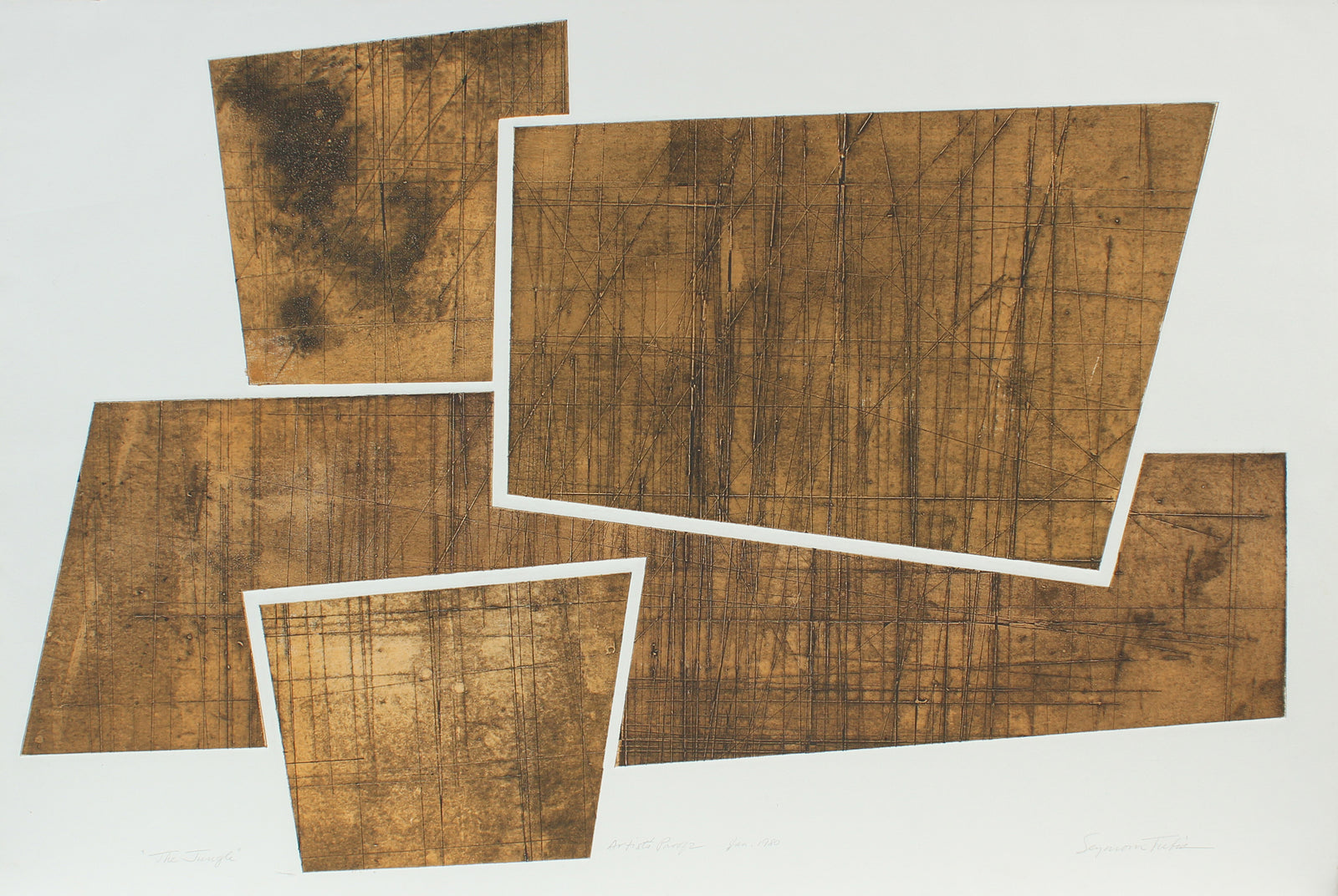 <i>The Jungle</i><br>1980 Etching<br><br>#81241