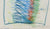 Abstracted Box in Green & Blue <br>1962 Pastel <br><br>#8155