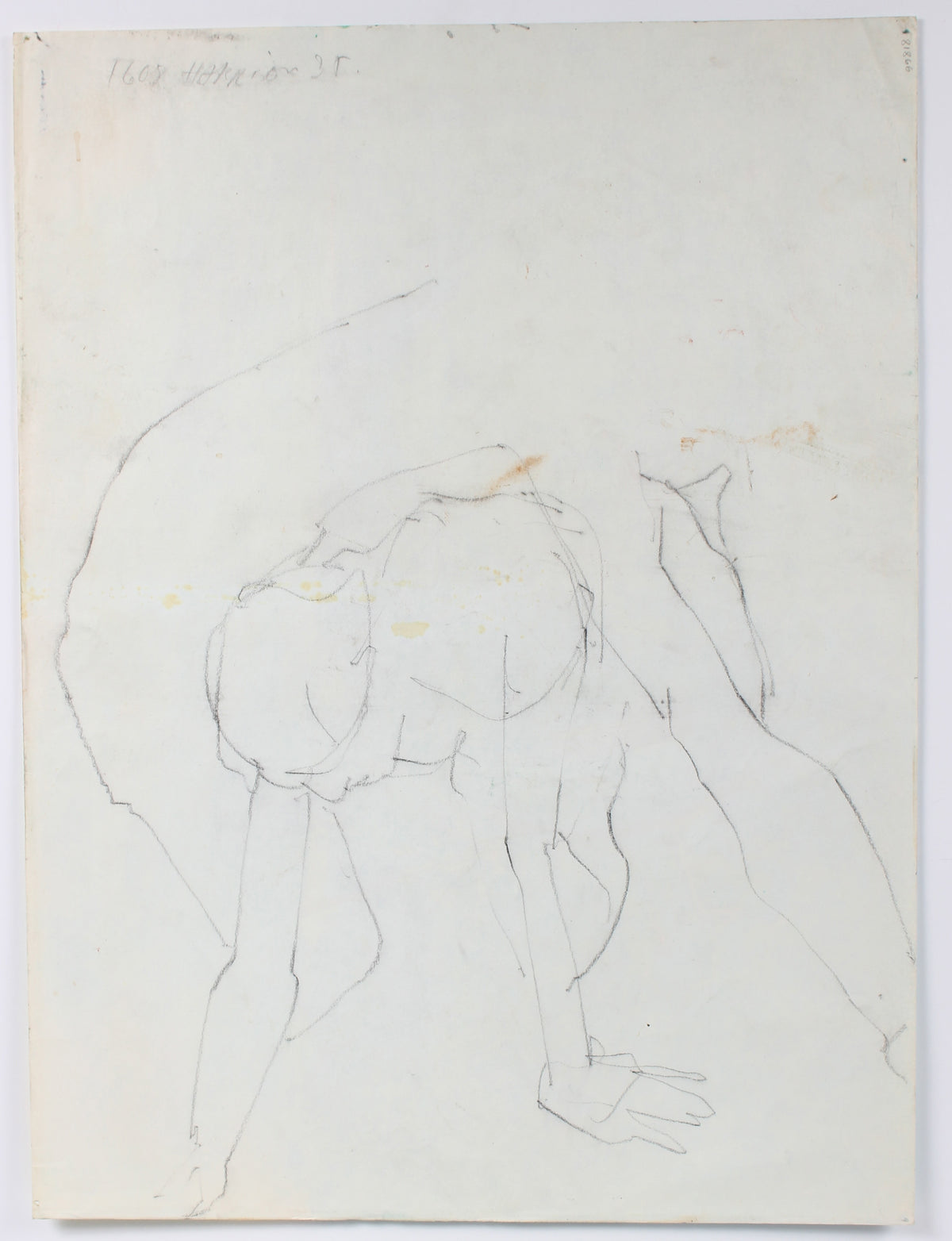 Vivid Abstracted Landscape<br>20th Century Oil Pastel<br><br>#81866