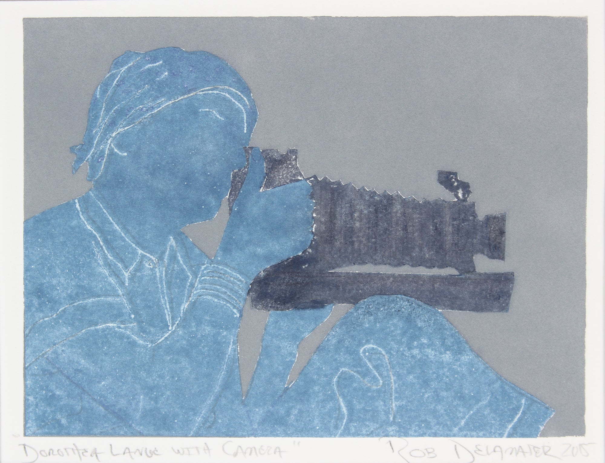 <i>Dorothea Lange with Camera</i><br>2015 Monotype<br><br>#83113