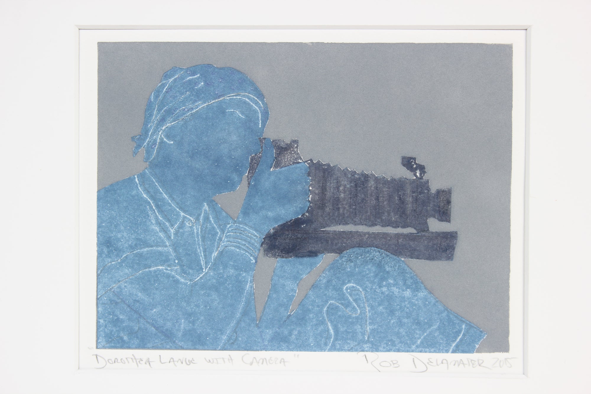 <i>Dorothea Lange with Camera</i><br>2015 Monotype<br><br>#83113