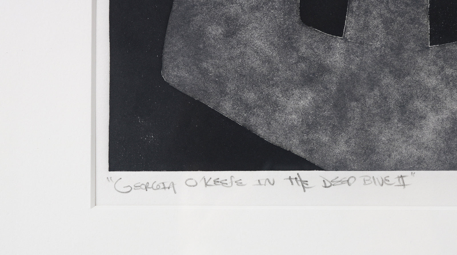 <i>Georgia O'Keeffe in Deep Blue II</i> <br>2015 Monotype <br><br>#83153