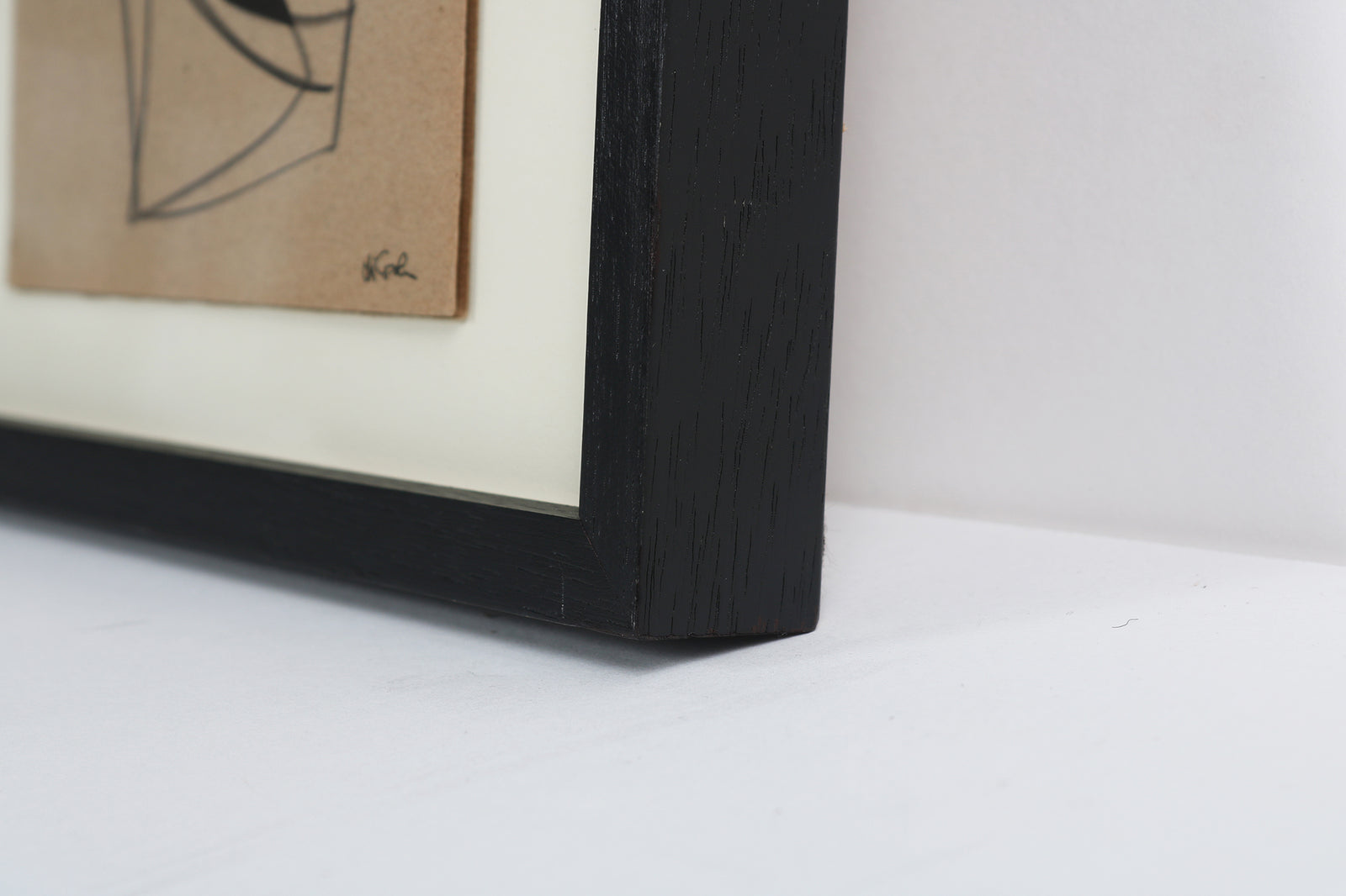 Geometric Abstracted Forms <br>20th Century Collage & Graphite <br><br>#83297