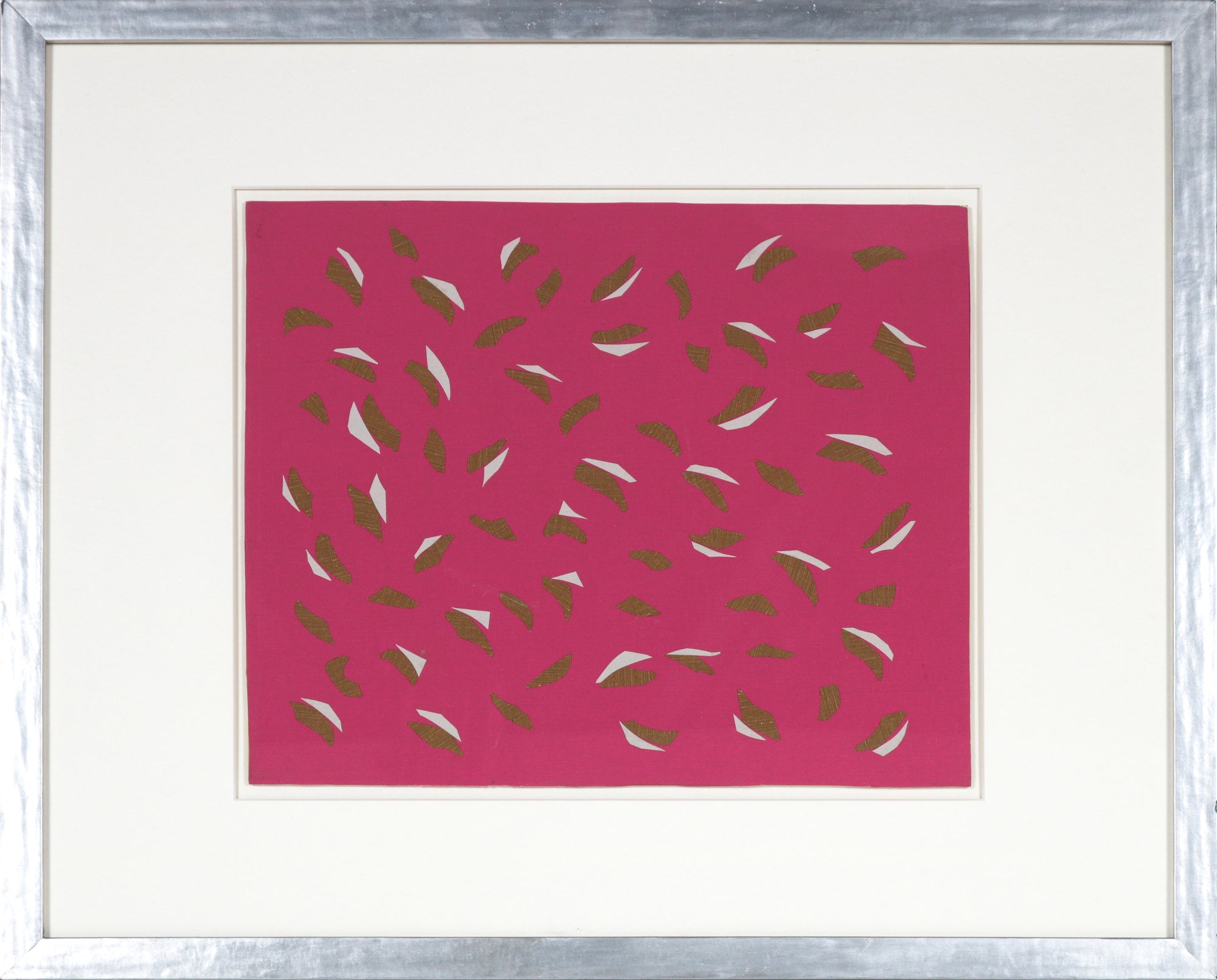 Playful Pink Collage<br>Late 20th Century Abstract<br><br>#84688