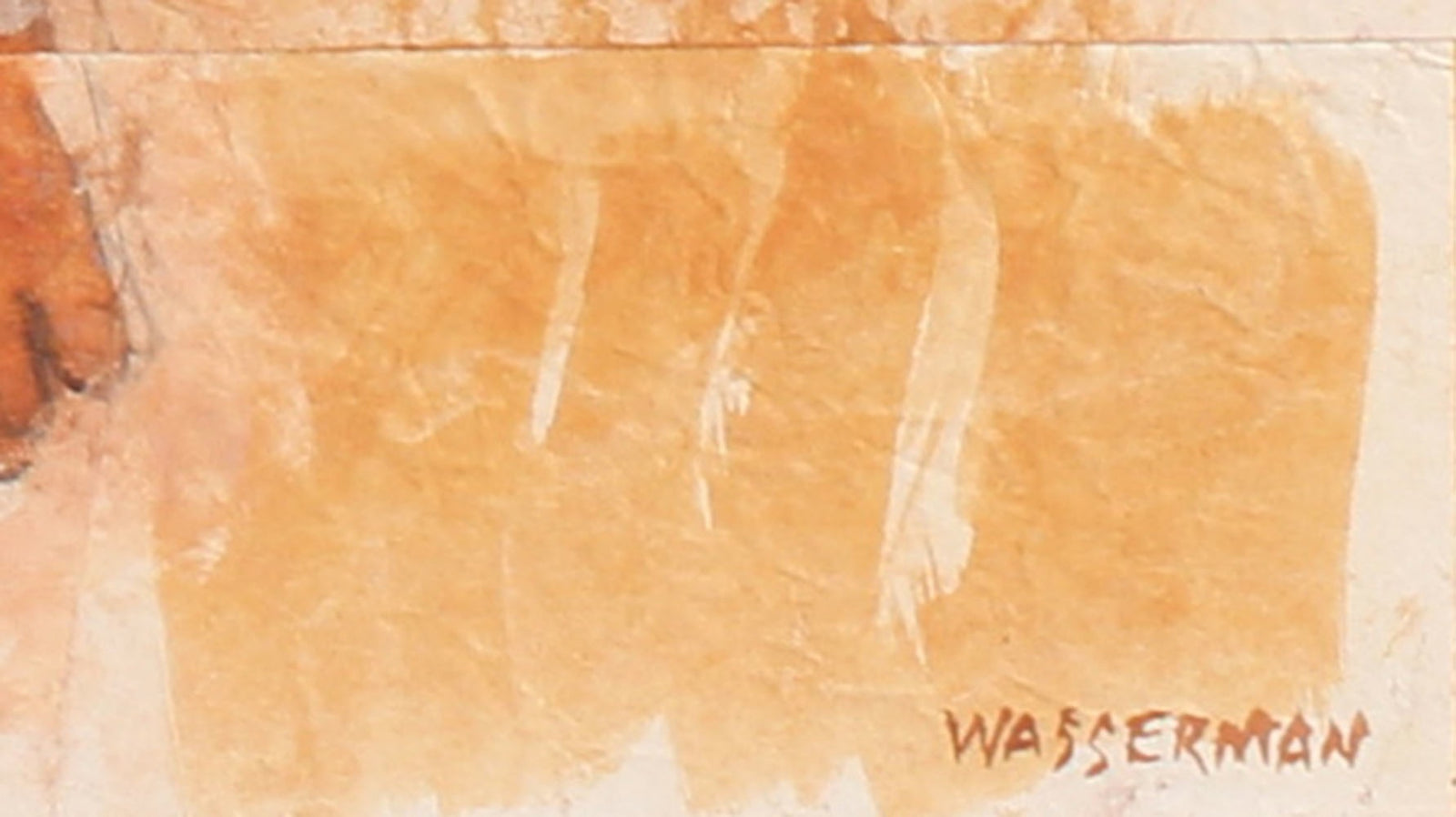 Dinner Scene with Family & Child<br>Mid-Late 20th Century Gouache<br><br>#88212