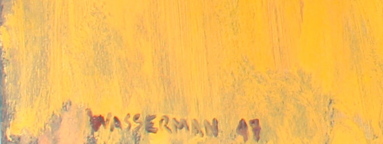 Modernist Bull, Mexico City<br>1947 Oil on Paper<br><br>#88284