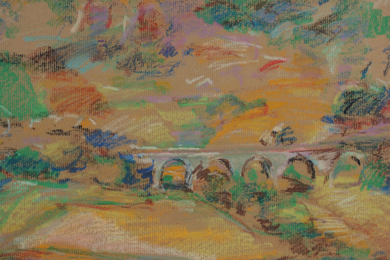 Warm Rolling Fields<br>20th Century Pastel <br><br>#88976