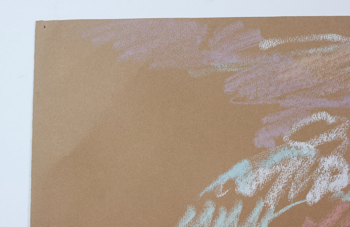 Abstracted Waterside View <br>20th Century Pastel <br><br>#88977