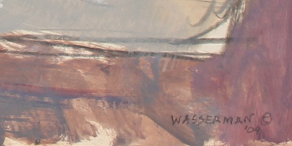 Window Sill & Tea Pot Still Life<br>1970s Oil on Paper<br><br>#89538