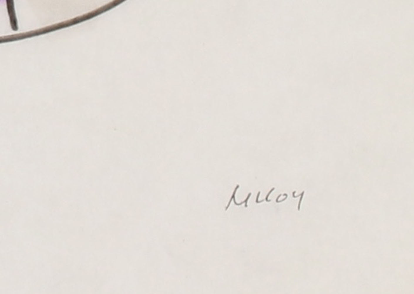 Circles in the Abstract<br>1960-70s Pastel & Ink<br><br>#90782