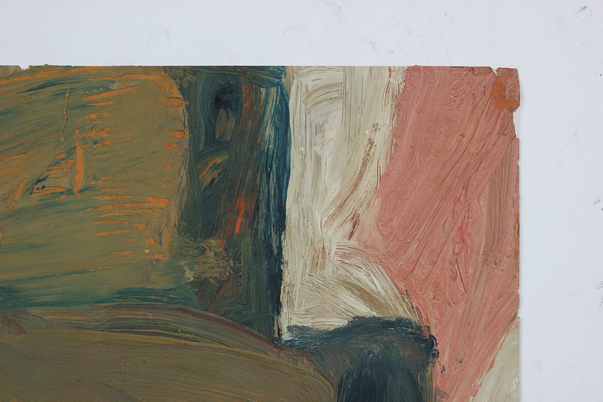 Muted Still Life in Oil Paint<br>Mid-Late 20th Century<br><br>#92534