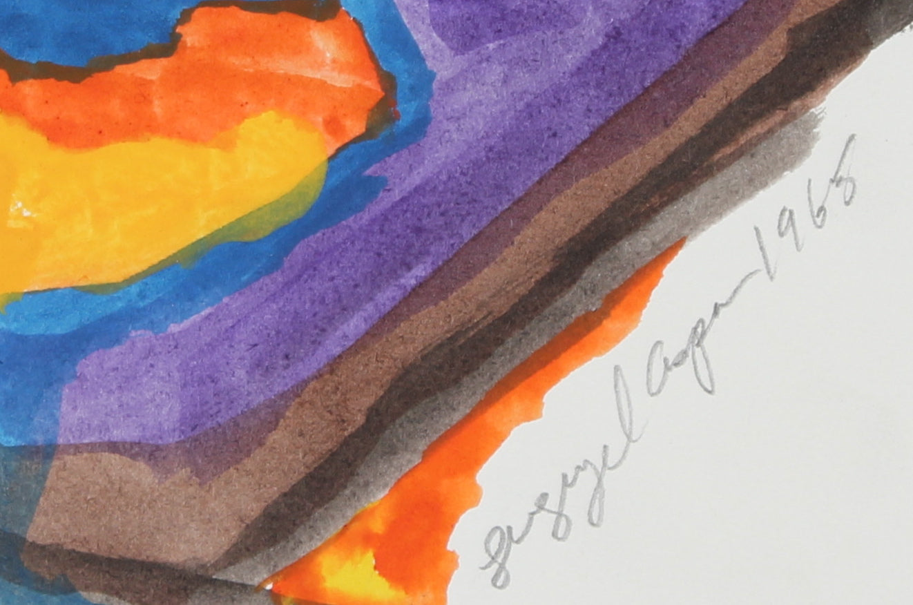 <I>Aspen</I> <br>1965 Ink and Watercolor <br><br>#92609